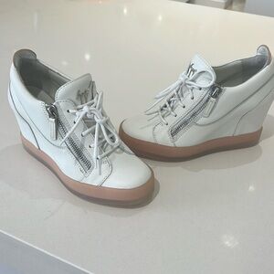 Giuseppe Zanotti Zippered Wedge Sneaker